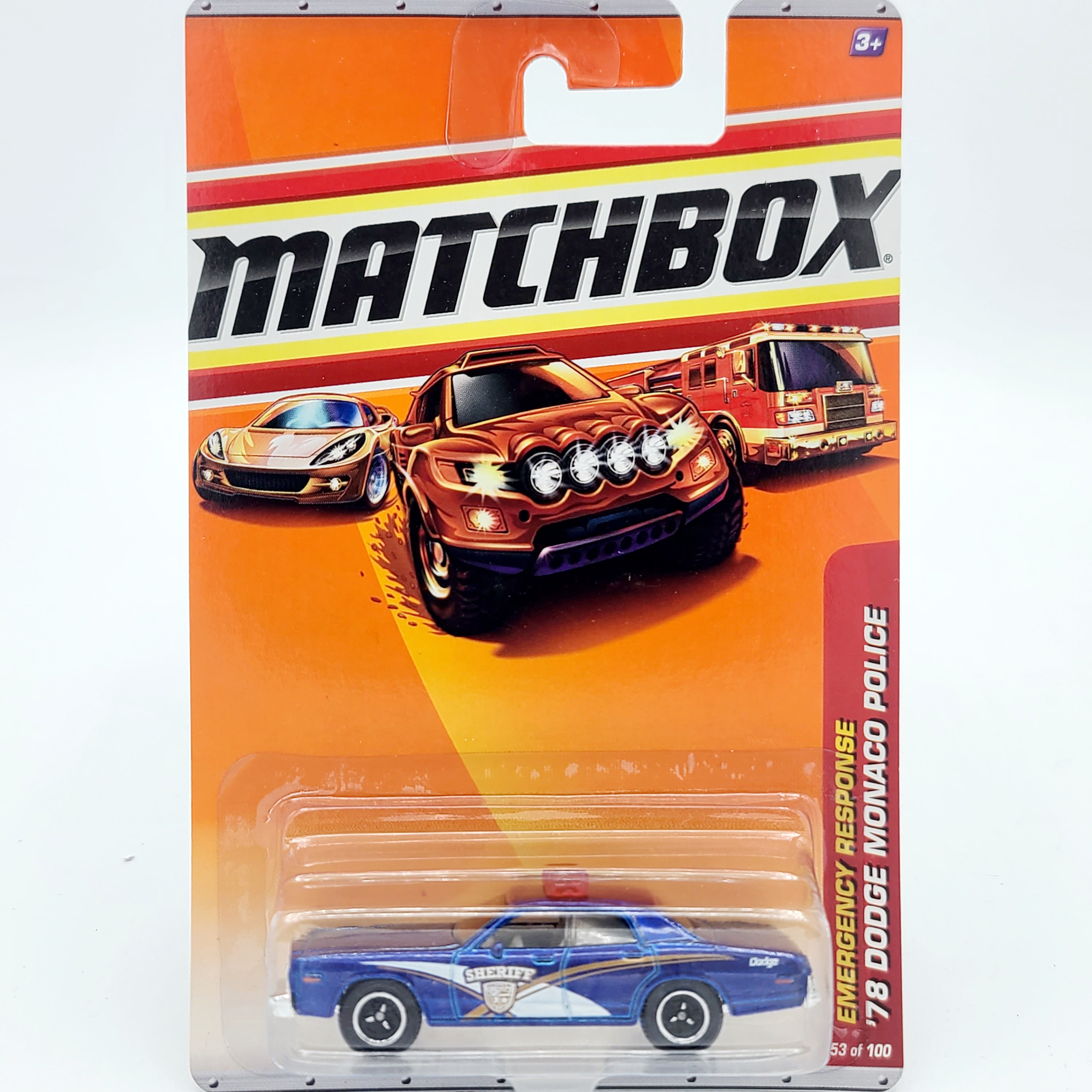 Matchbox '78 Dodge Monaco Police Car "Sheriff" (2010 MBX Basic - Emergency Response)